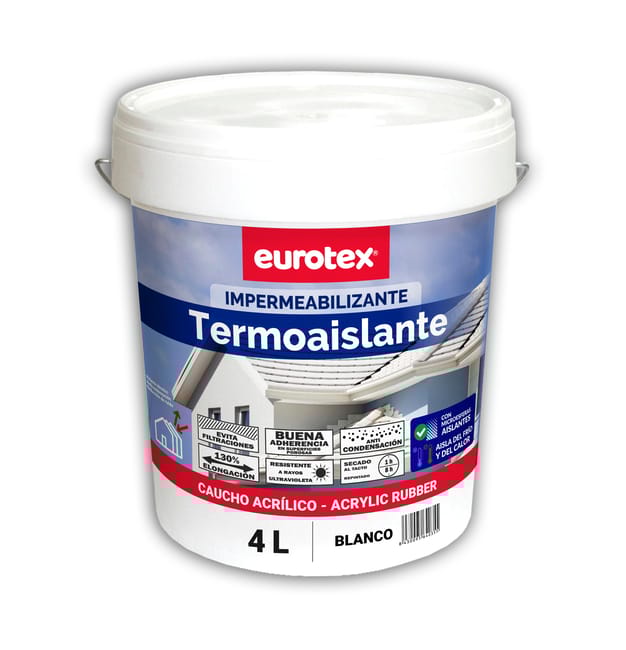 IMPERMEABILIZANTE TERMOAISLANTE 4L BLANCO - 1