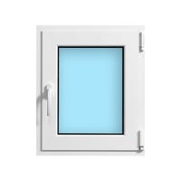VENTANA ALUMINIO OSCILOBATIENTE BLANCA 50X60CM - 1