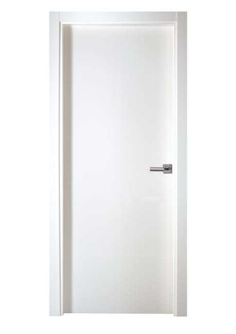 PUERTA INTERIOR EN BLOCK G7 LACADA BLANCA 70.5CM DERECHA - 1