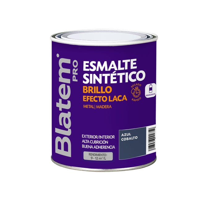 ESMALTE SINTETICO BRILLANTE 750ML AZUL COBALTO - 1