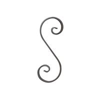 PERFIL HIERRO RIZO EN FORMA DE S 270X100MM - 1