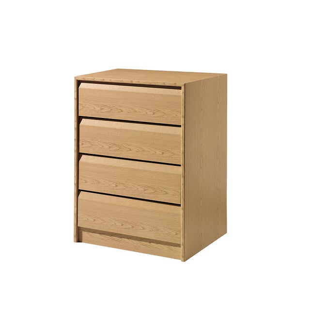 CAJONERA PARA ARMARIO MONTADA 4 CAJONES ROBLE 72X50X45CM