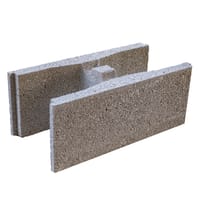 BLOQUE DE HORMIGÓN EN H GRIS  50X20X25 CM - 1