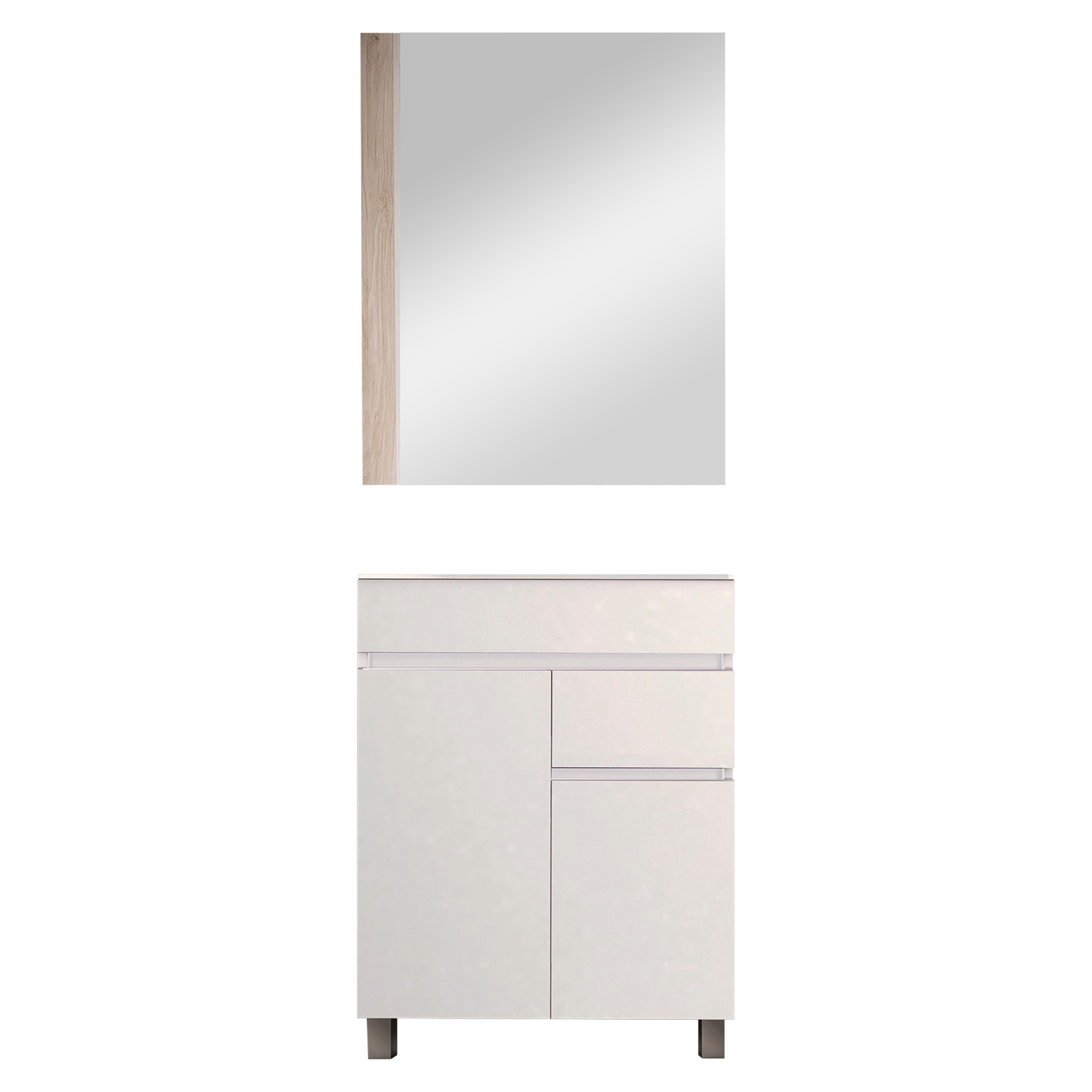 CONJUNTO MUEBLE DE BAÑO BALI BLANCO 60X46CM - 2