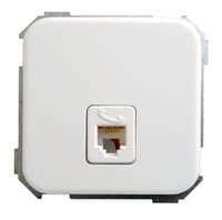 TOMA TELÉFONO SERIE SIMON 31 BLANCO - 1