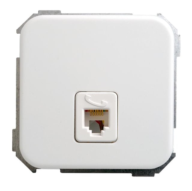 TOMA TELÉFONO SERIE SIMON 31 BLANCO