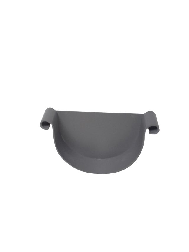 TAPA  PIEZA CANALÓN DOBLE VOLUTA GRIS