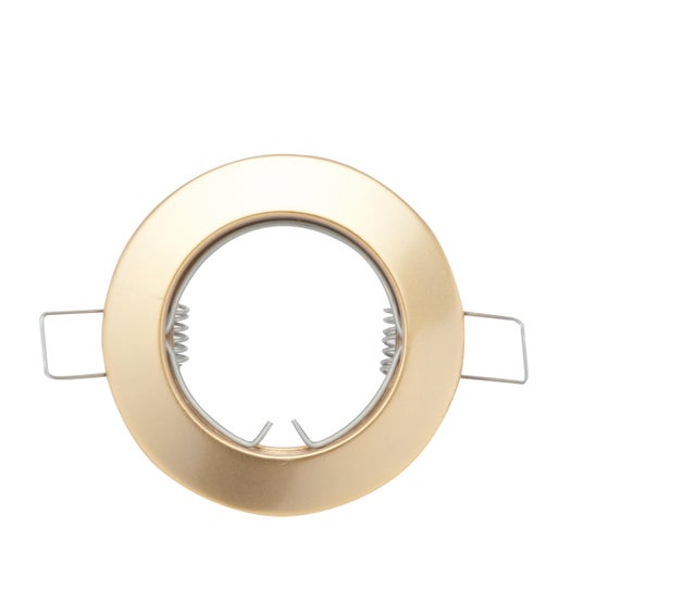 ARO DE EMPOTRAR ZAMAK Ø 75MM FIJO ORO