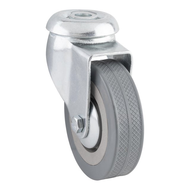 RUEDA 75MM GOMA. HASTA 50KG. LLANTA METAL