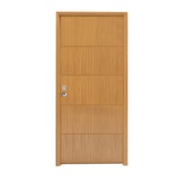 PUERTA ENTRADA RESIDENCIAL PVC ROBLE 91 CM IZQUIERDA - 1