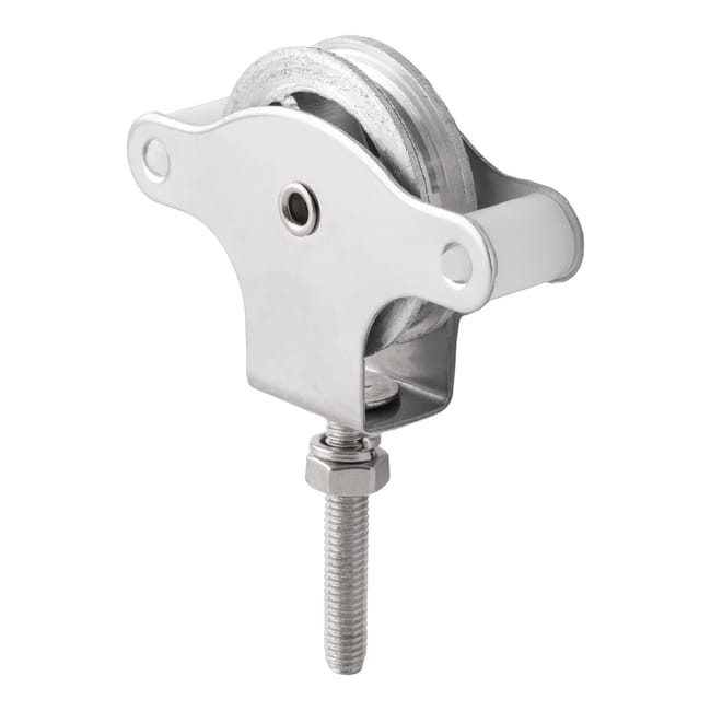 POLEA TENDEDERO ACERO INOXIDABLE CON TORNILLO M 6 X 40  MM. 2 UDS. - 1