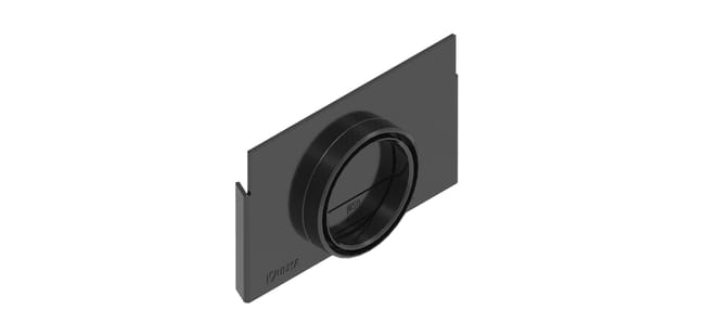 TAPA CIEGA CON SALIDA 50/63MM PARA CANALETA 1M H50MM - 1