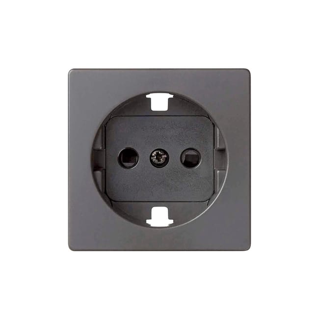 TAPA SCHUKO SERIE SIMON 82 CONCEPT NGR - 1