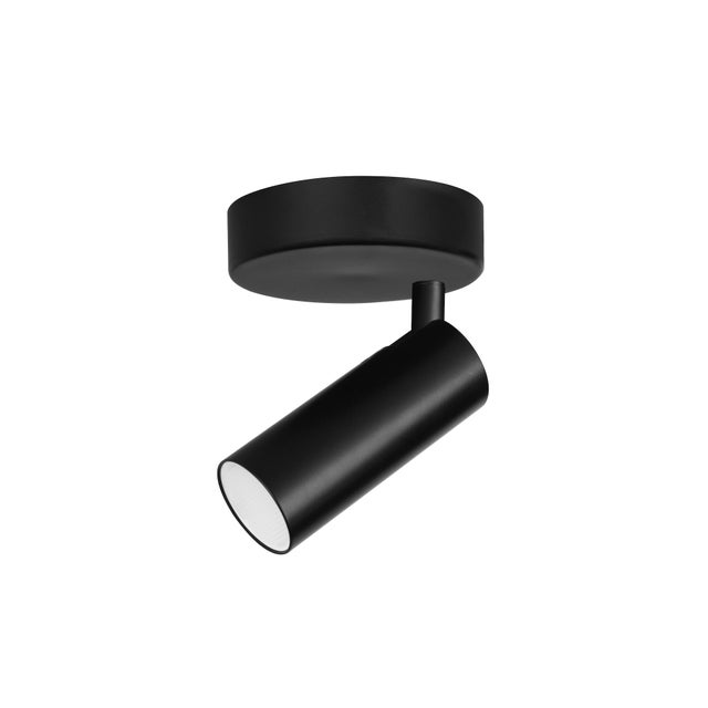 FOCO 1 LUZ LOGOS 3.7W NEGRO LUZ CALIDA
