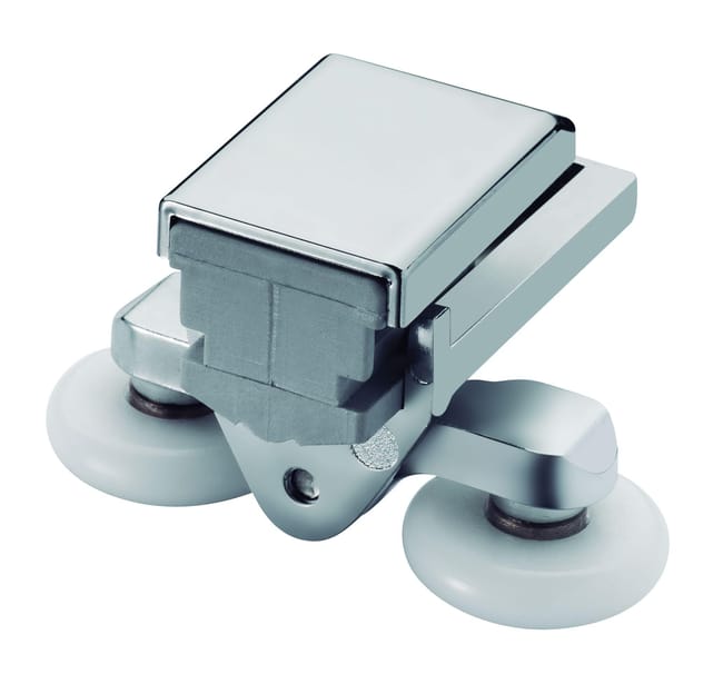 RODAMIENTO SUPERIOR DOBLE MAMPARA DE DUCHA NYLON - 1