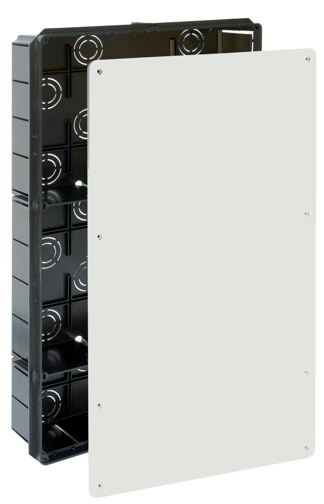 CAJA DE REGISTRO ELÉCTRICO 500X300X60MM PARA EMPOTRAR DE INTERIOR CON TAPA DE TORNILLOS