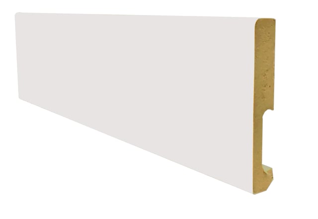 RODAPIE POLIESTIRENO LACADO BLANCO 2200 X 80 X 14 MM