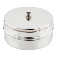 TAPA PARED DOBLE Ø125MM INOX 304  - 1