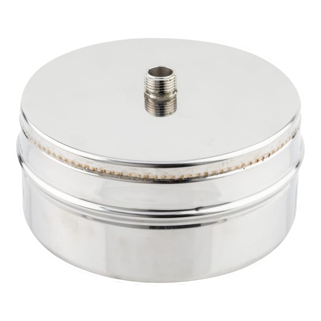 TAPA PARED DOBLE Ø125MM INOX 304  - 1