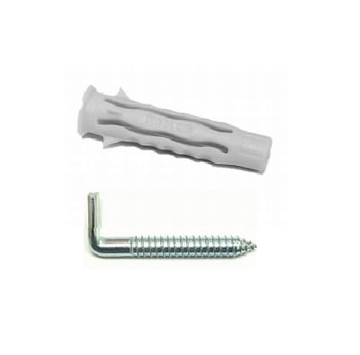 CONJUNTO FIJACION  CALENTADORES CON ESCARPIA 12 X 60 MM. 2 UDS - 1