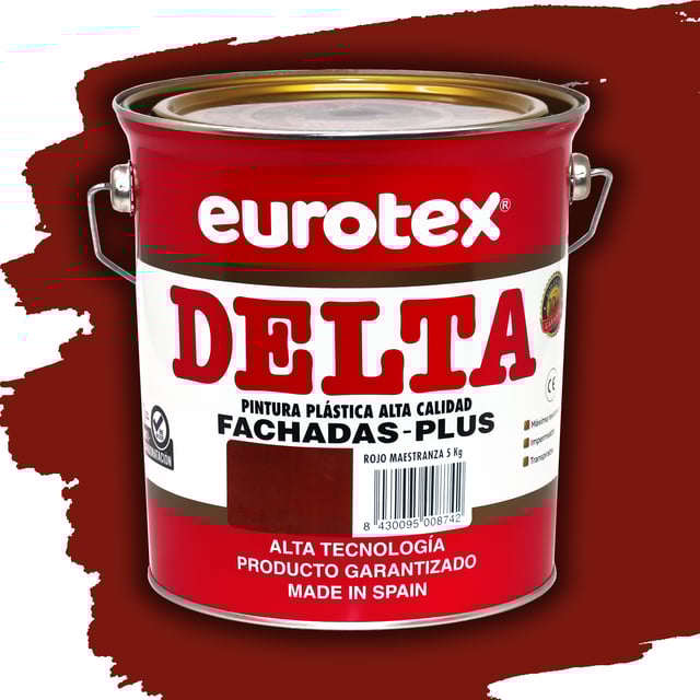 REVESTIMIENTO FACHADAS DELTA PLUS  5KG ROJO MAESTRANZA