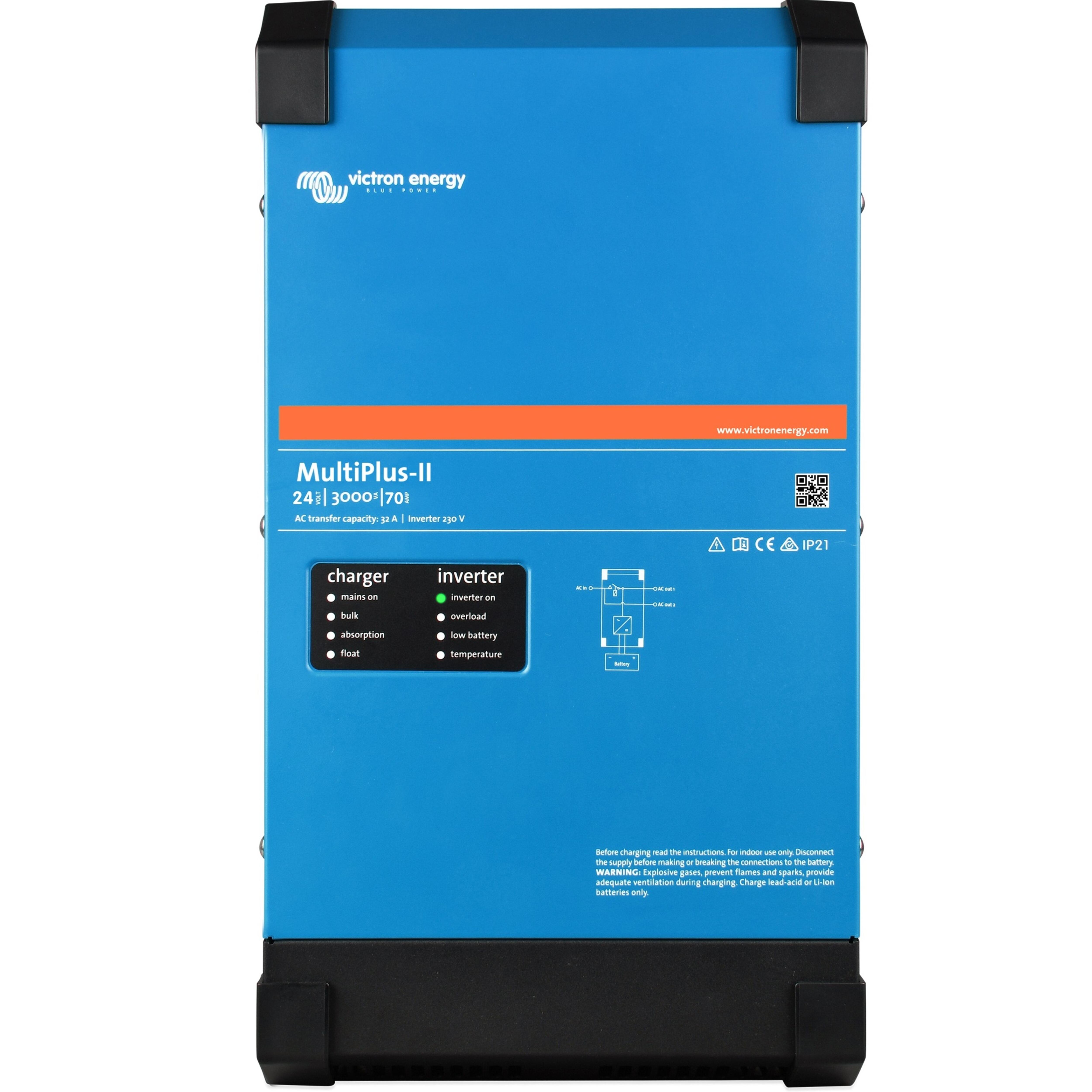 INVERSOR VICTRON MULTIPLUS-II 24/3000/70-32 | Obramat
