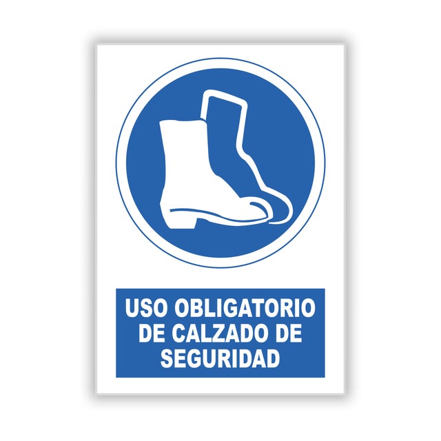 SEÑAL CARTEL PROTECCIÓN BOTAS 1UD