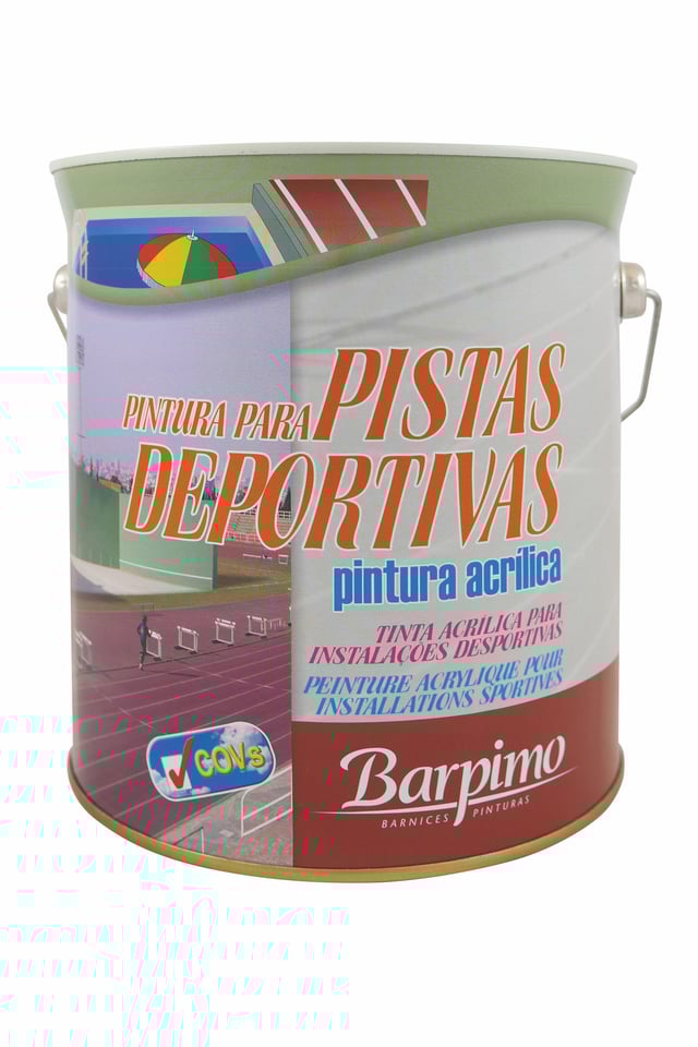 PINTURA PISTAS DEPORTIVAS 4L ROJO TENIS