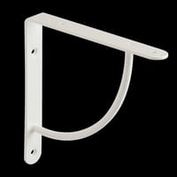 ESCUADRA METALICA PARA BALDA REFORZADA BLANCA 180 X 180  MM - 1