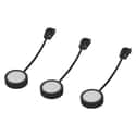 REGLETA LED CIRCULAR EMPOTRAR Y SUPERFICIE 3X3W NEGRA - 1