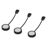 REGLETA LED CIRCULAR EMPOTRAR Y SUPERFICIE 3X3W NEGRA - 1
