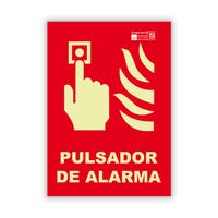 SEÑAL FOTOLUMINISCENTE ALARMA 1UD - 1