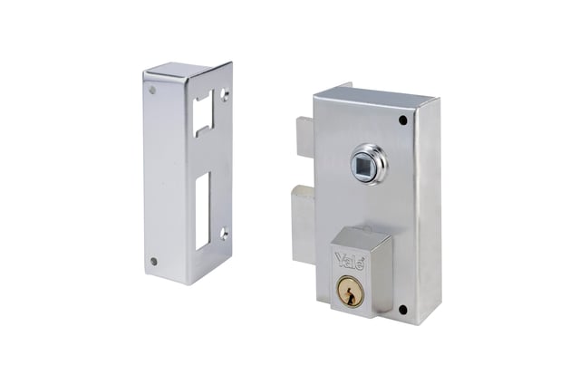 CERRADURA SOBREPONER 70  MM. 56 B NIQUEL IZQUIERDA YALE