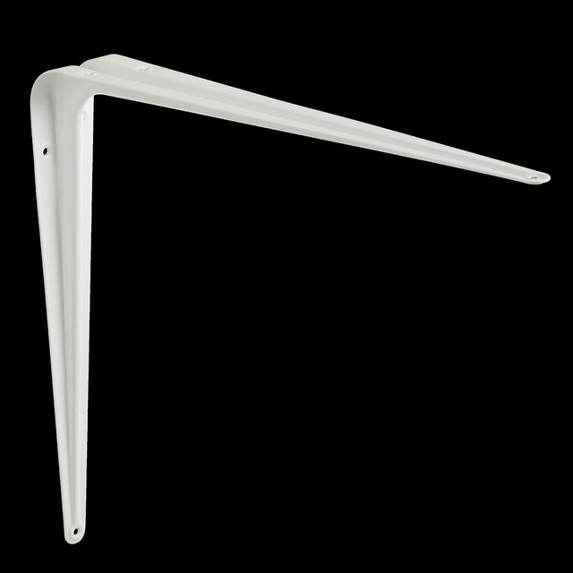 ESCUADRA PALOMILLA CON NERVIO BLANCA 300 X 350  MM