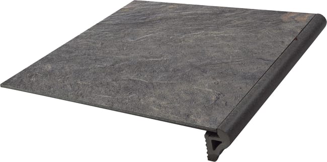 PELDAÑO GRES 33X33 CM. RAYASTHAN PIZARRA. UNIDAD - 1