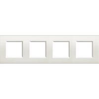 MARCO CUADRUPLE SERIE LIVING BLANCO - 1