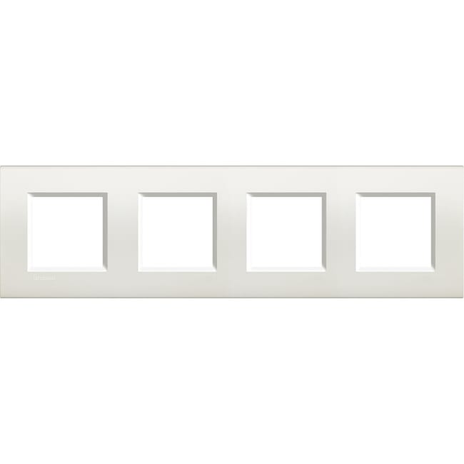 MARCO CUADRUPLE SERIE LIVING BLANCO - 1