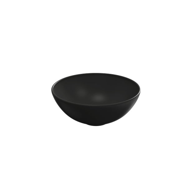 LAVABO SOBREPONER BOL 36CM NEGRO MATE