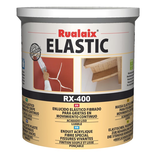 MASILLA EN PASTA FISURAS Y GRIETAS ELASTIC RUALAIX 1KG