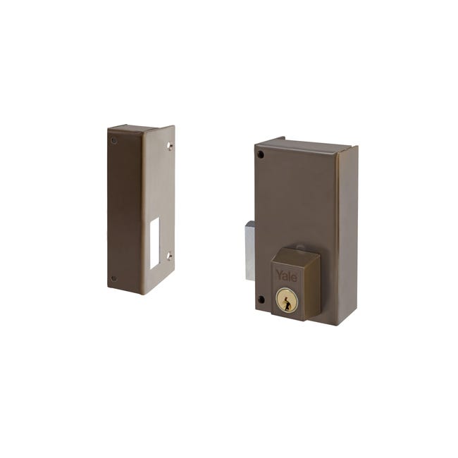 CERRADURA SOBREPONER 60 MM. PINTADA 56 C IZQUIERDA  YALE - 1