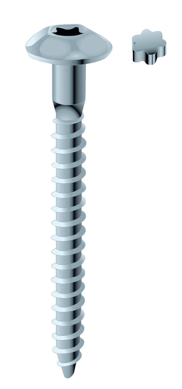 TORNILLOS TIRAFONDO PARA MADERA CINCADO 7X70MM. 12UDS