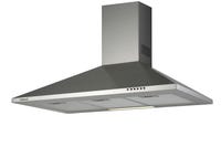 CAMPANA COCINA DECORATIVA PIRAMIDAL 90 CM ACABADO INOX CATA V-900 X  - 1