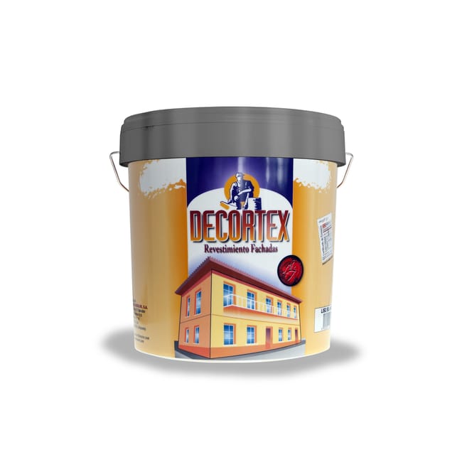 REVESTIMIENTO FACHADAS MATE  DECORTEX  14L ROJO TEJA - 1
