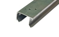CARRIL ALUMINIO DOBLE PARA PUERTA DE ARMARIO 1 . 8 M - 1