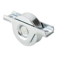 RUEDA SOPORTE SOBREPONER 80 MM. PARA PERFIL V PUERTA CORREDERA   - 1