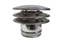 SOMBRERETE INOXIDABLE PARED SIMPLE 200MM - 1