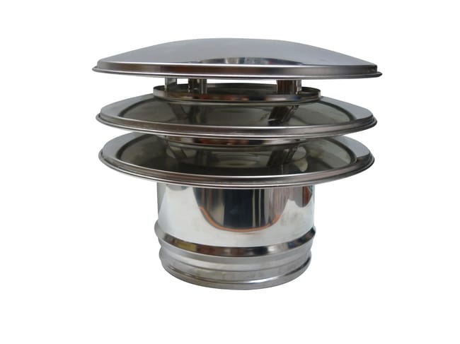 SOMBRERETE INOXIDABLE PARED SIMPLE 200MM - 1