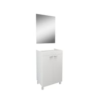 MUEBLE DE BAÑO CON ESPEJO LC1 BLANCO 60X45CM - 3