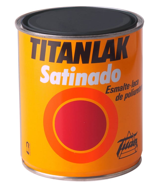 ESMALTE SINTÉTICO TITANLAK 750ML NEGRO