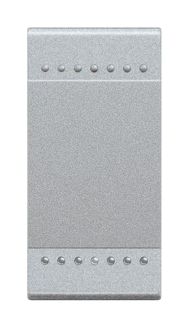 CONMUTADOR ESTRECHO SERIE LIVING ALUMINIO - 1